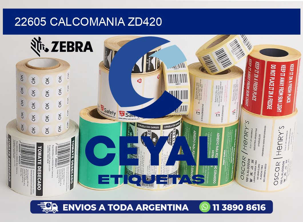22605 CALCOMANIA ZD420