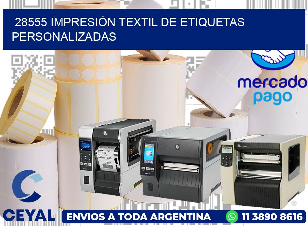 28555 IMPRESIÓN TEXTIL DE ETIQUETAS PERSONALIZADAS