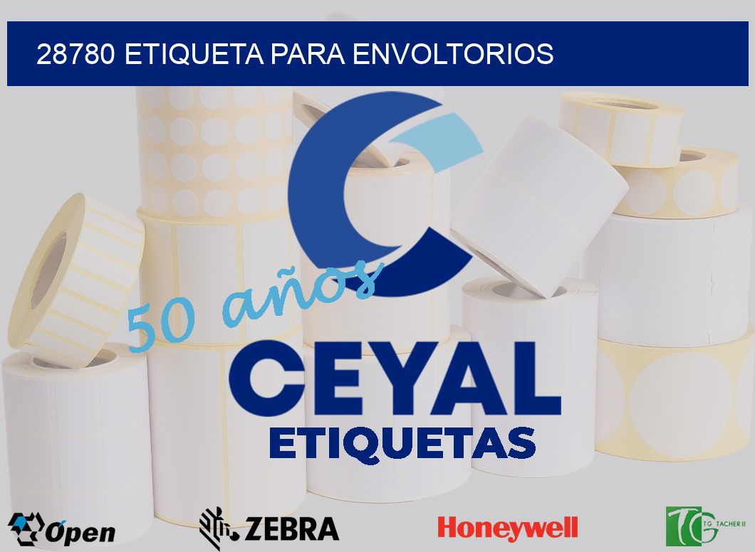 28780 ETIQUETA PARA ENVOLTORIOS