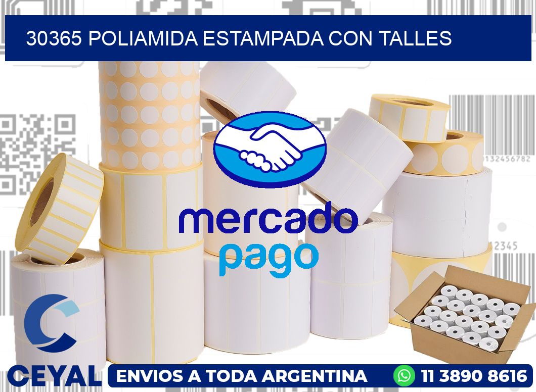 30365 POLIAMIDA ESTAMPADA CON TALLES