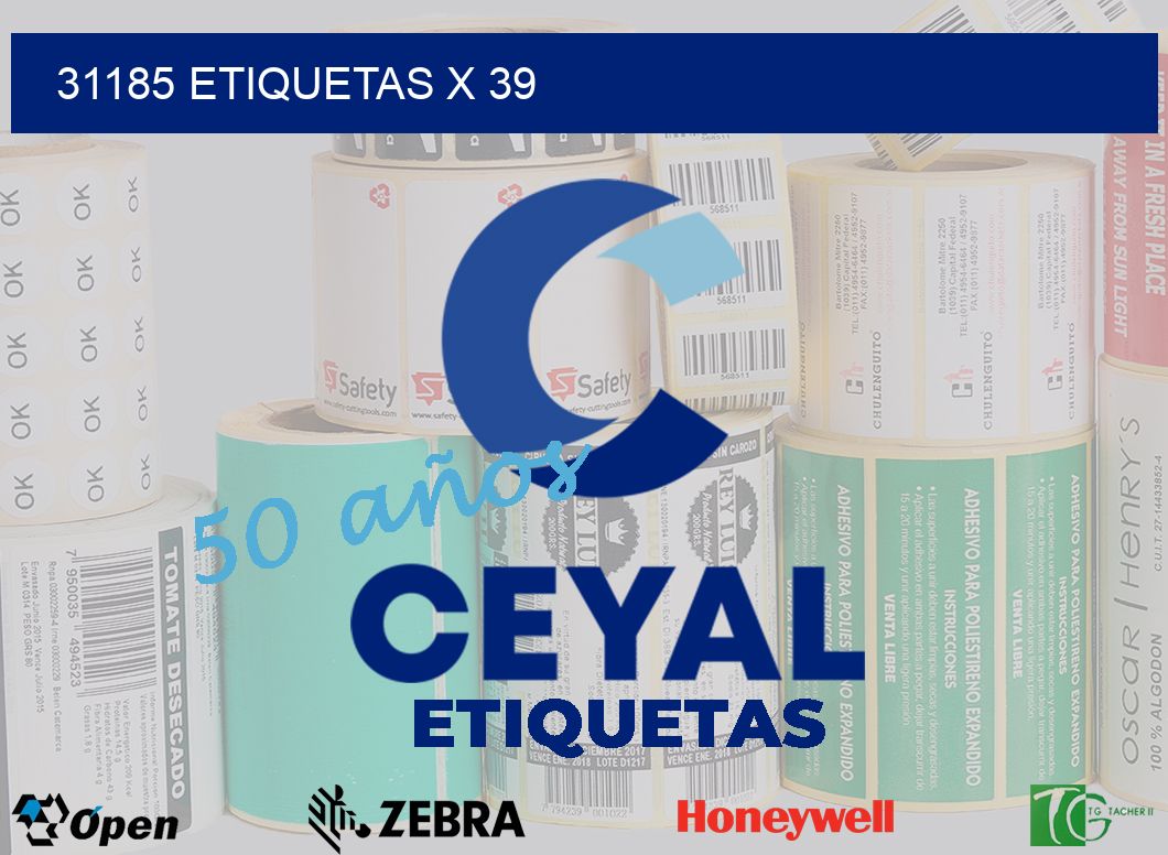 31185 Etiquetas x 39