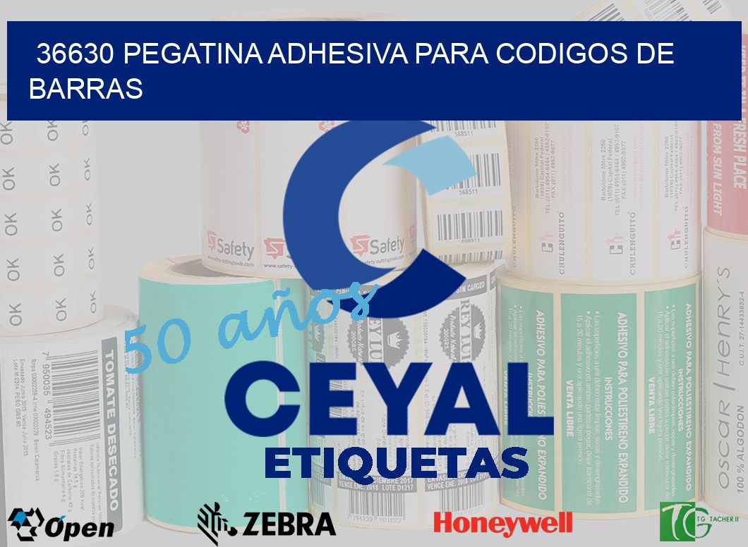 36630 PEGATINA ADHESIVA PARA CODIGOS DE BARRAS