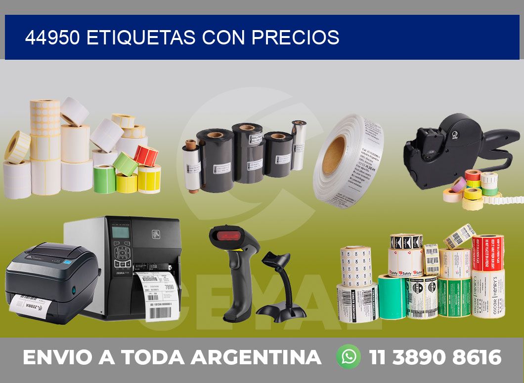 44950 ETIQUETAS CON PRECIOS