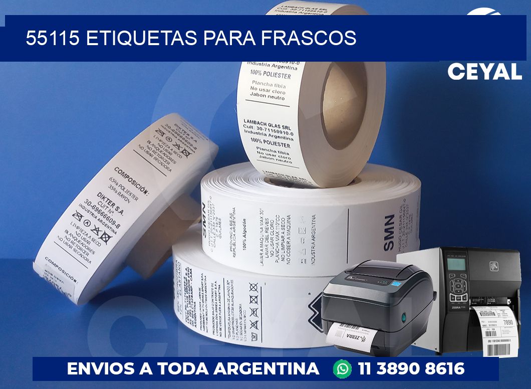 55115 ETIQUETAS PARA FRASCOS