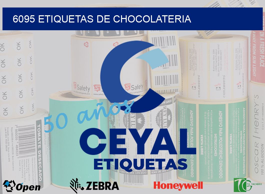 6095 ETIQUETAS DE CHOCOLATERIA