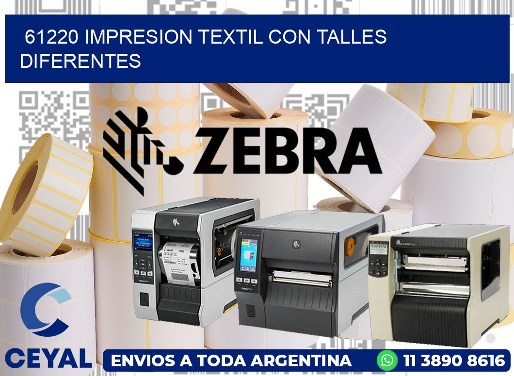 61220 IMPRESION TEXTIL CON TALLES DIFERENTES