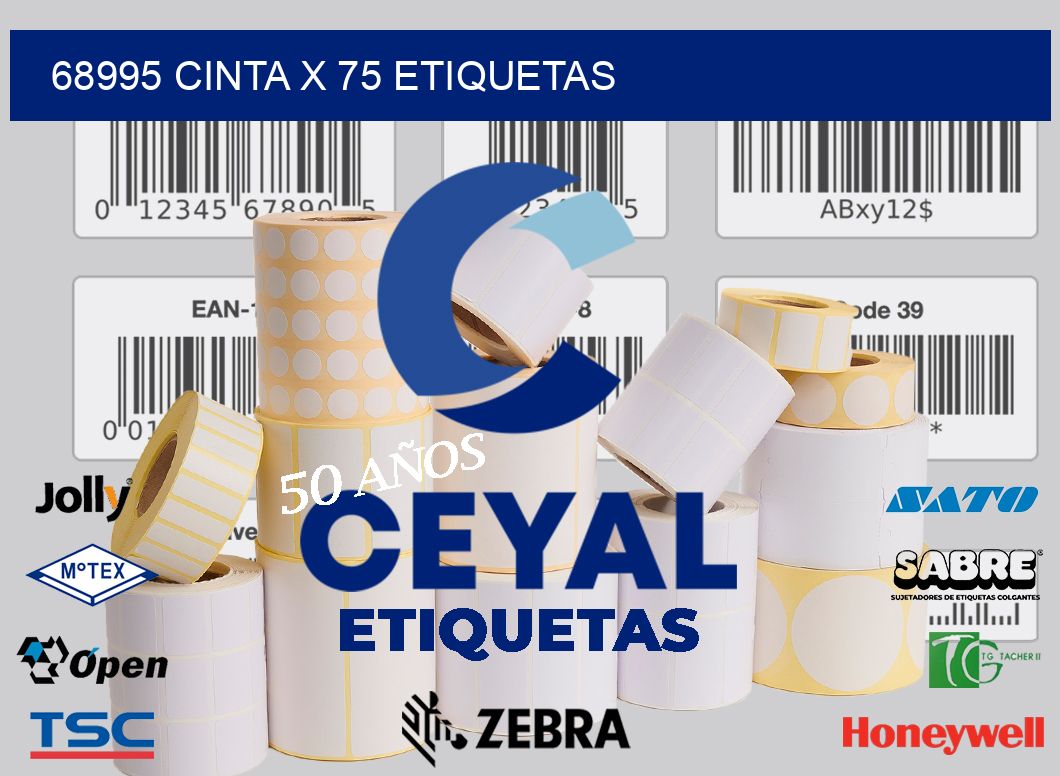 68995 cinta x 75 etiquetas