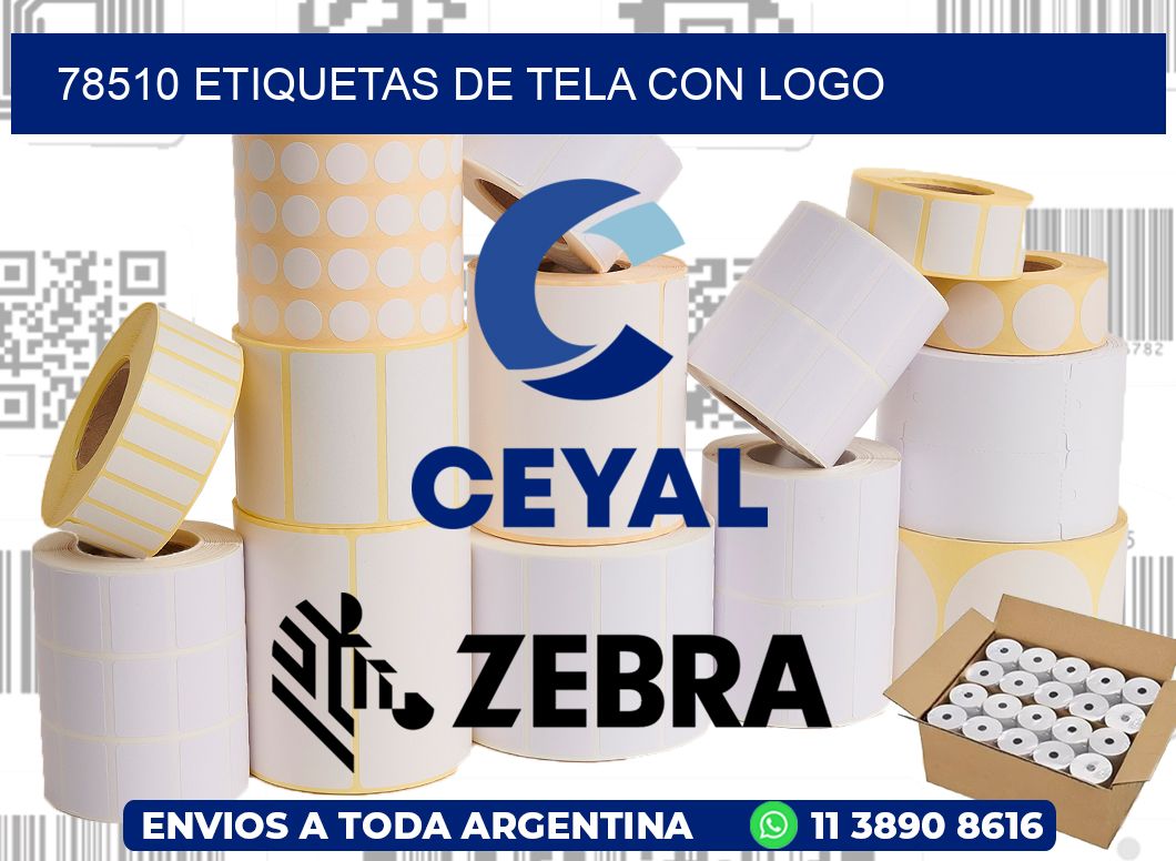 78510 ETIQUETAS DE TELA CON LOGO