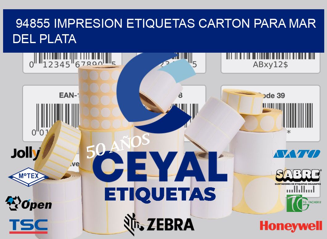 94855 IMPRESION ETIQUETAS CARTON PARA MAR DEL PLATA