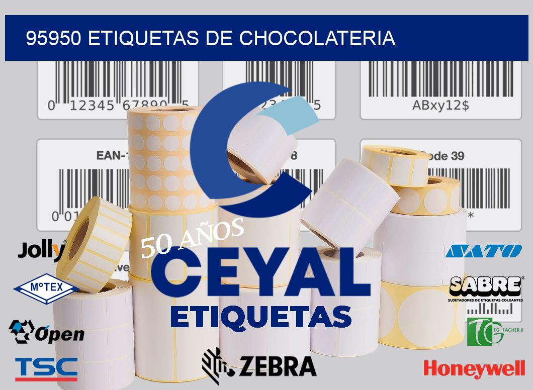 95950 ETIQUETAS DE CHOCOLATERIA