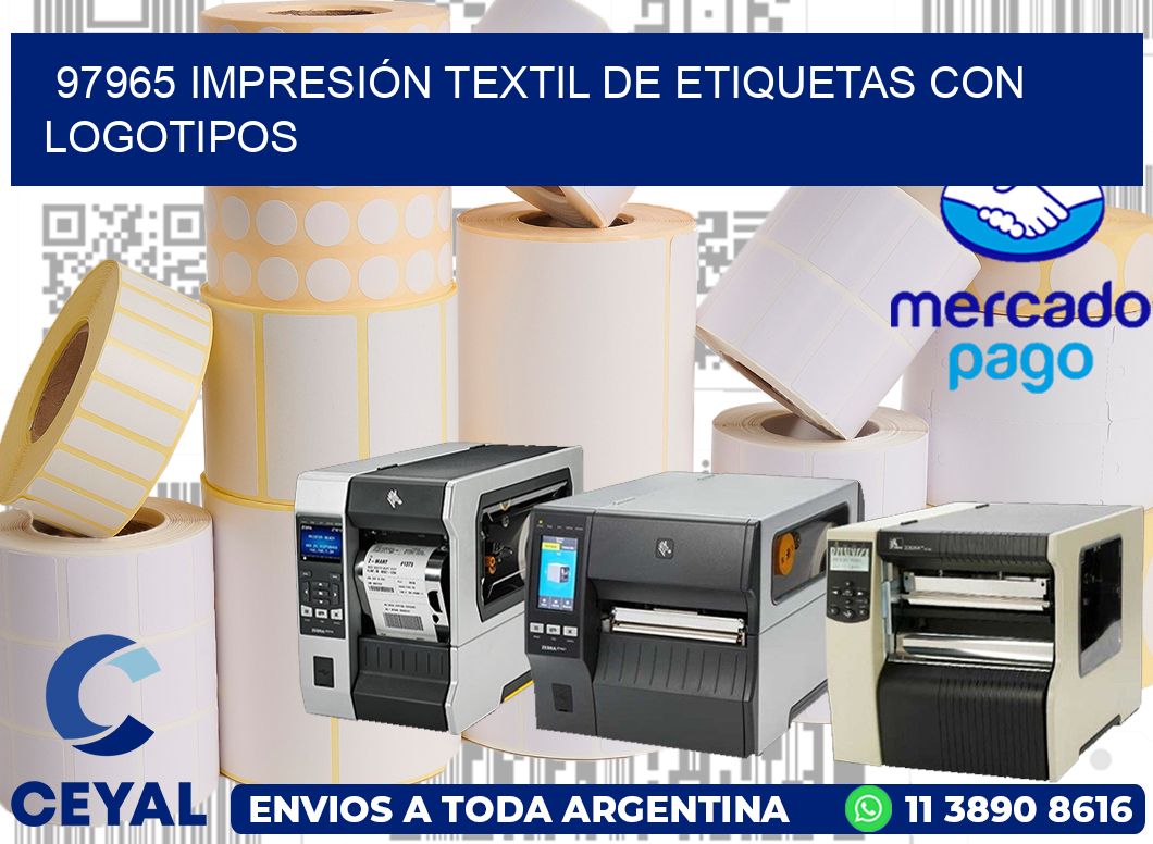 97965 IMPRESIÓN TEXTIL DE ETIQUETAS CON LOGOTIPOS