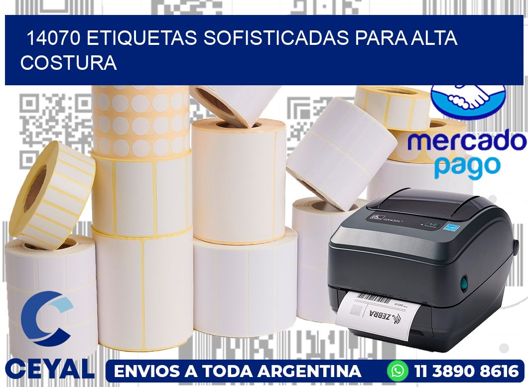 14070 ETIQUETAS SOFISTICADAS PARA ALTA COSTURA