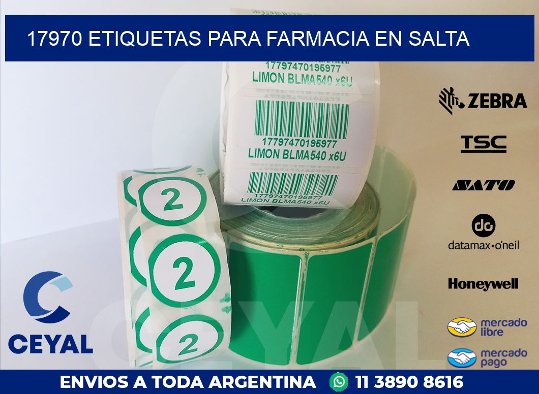 17970 ETIQUETAS PARA FARMACIA EN SALTA