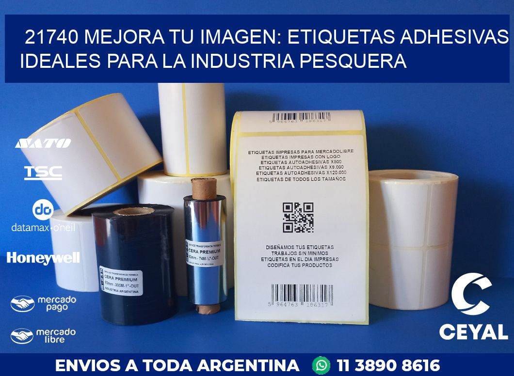 21740 MEJORA TU IMAGEN: ETIQUETAS ADHESIVAS IDEALES PARA LA INDUSTRIA PESQUERA