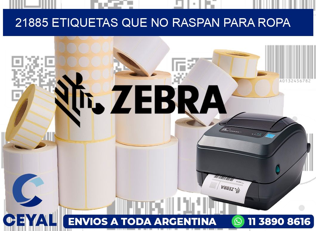 21885 ETIQUETAS QUE NO RASPAN PARA ROPA