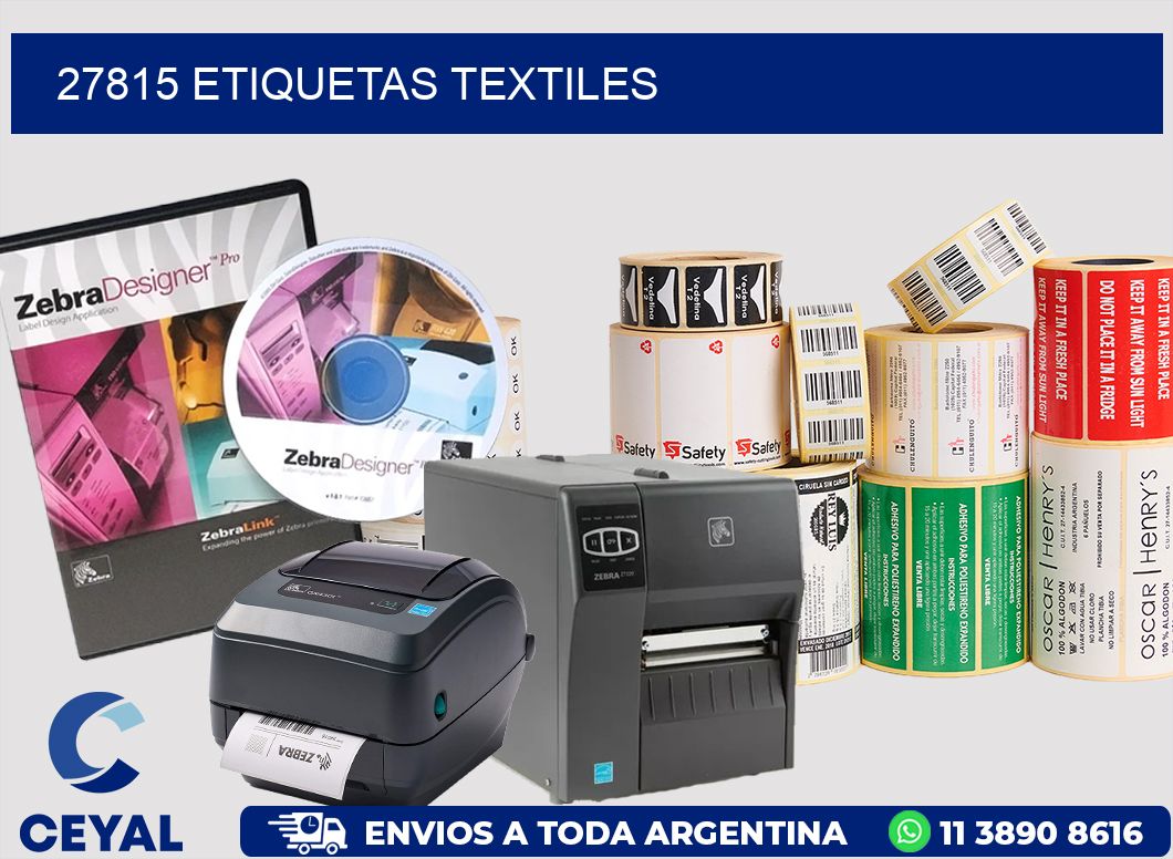 27815 ETIQUETAS TEXTILES