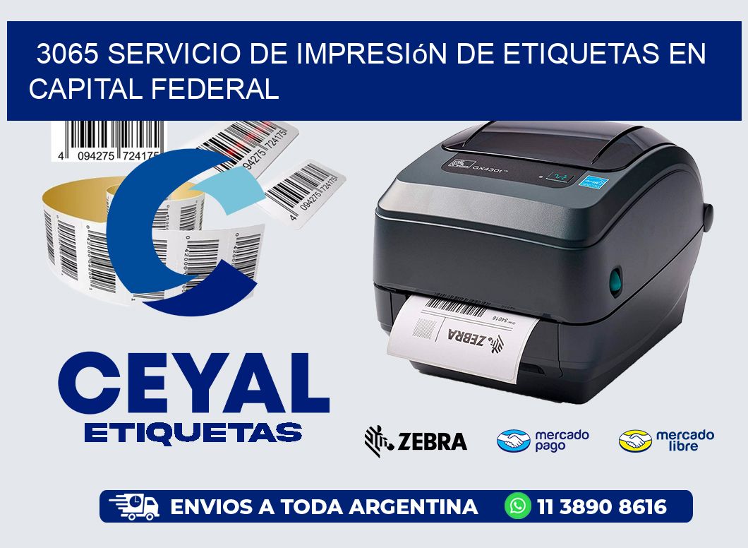 3065 Servicio de Impresión de Etiquetas en Capital Federal