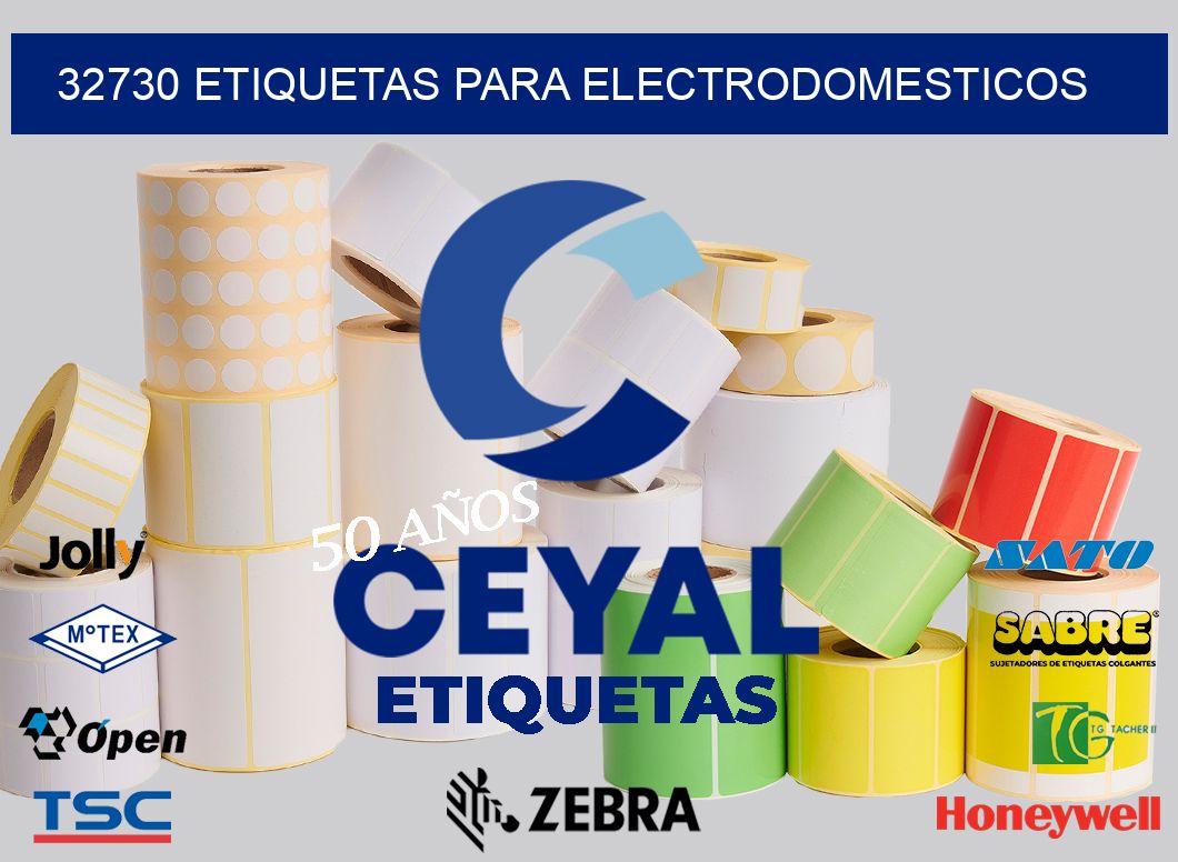 32730 etiquetas para electrodomesticos
