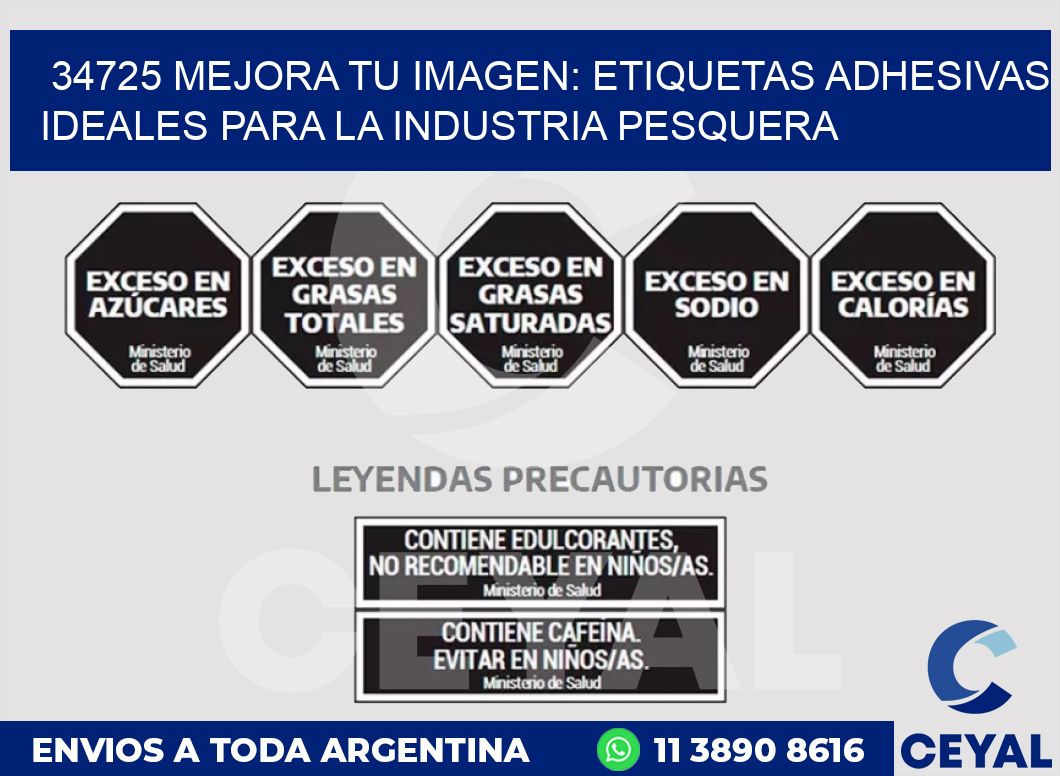 34725 MEJORA TU IMAGEN: ETIQUETAS ADHESIVAS IDEALES PARA LA INDUSTRIA PESQUERA