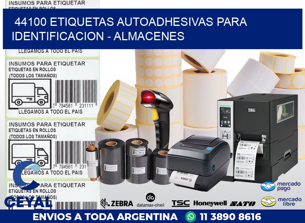 44100 ETIQUETAS AUTOADHESIVAS PARA IDENTIFICACION – ALMACENES