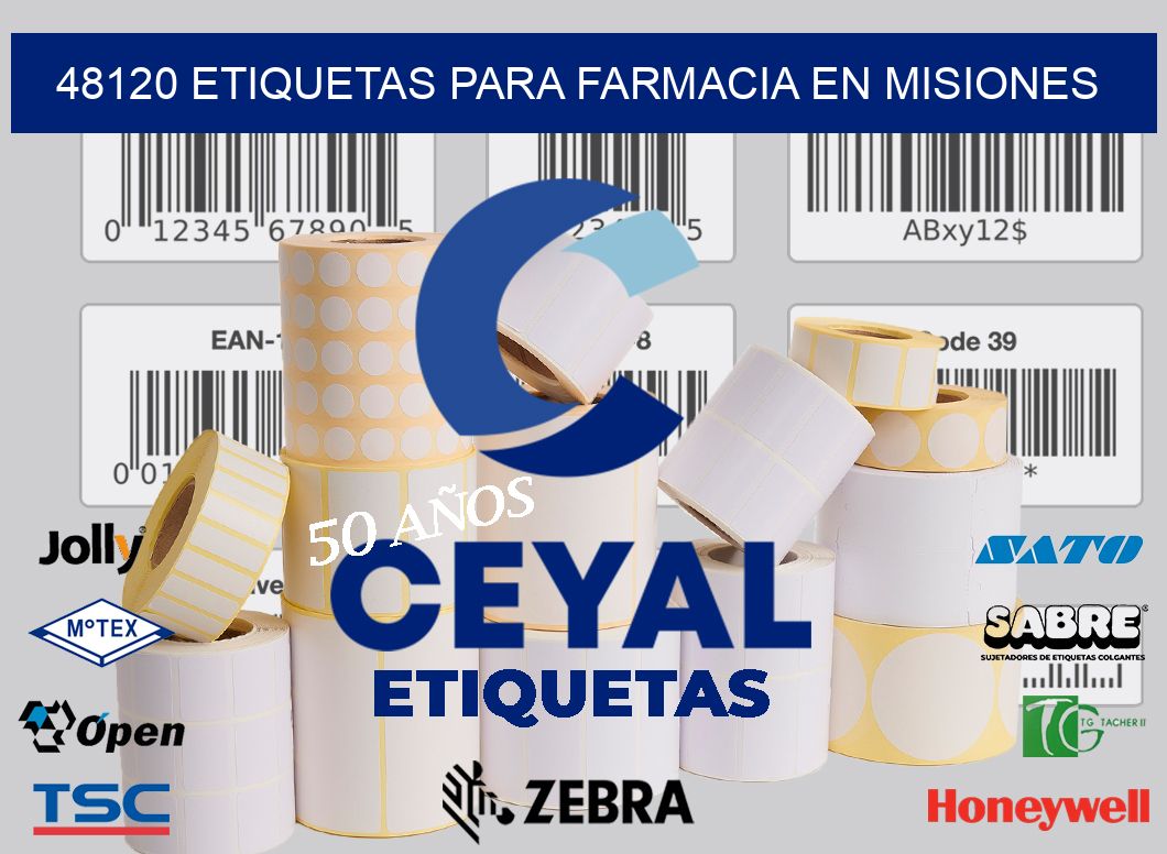 48120 ETIQUETAS PARA FARMACIA EN MISIONES