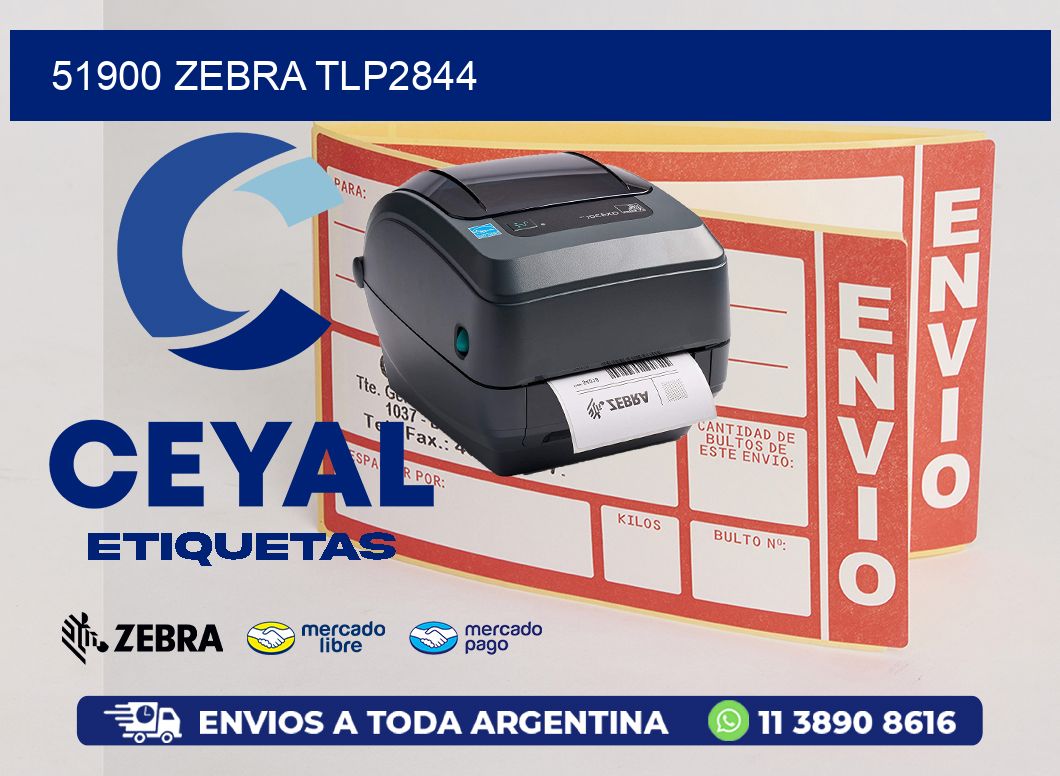 51900 ZEBRA TLP2844