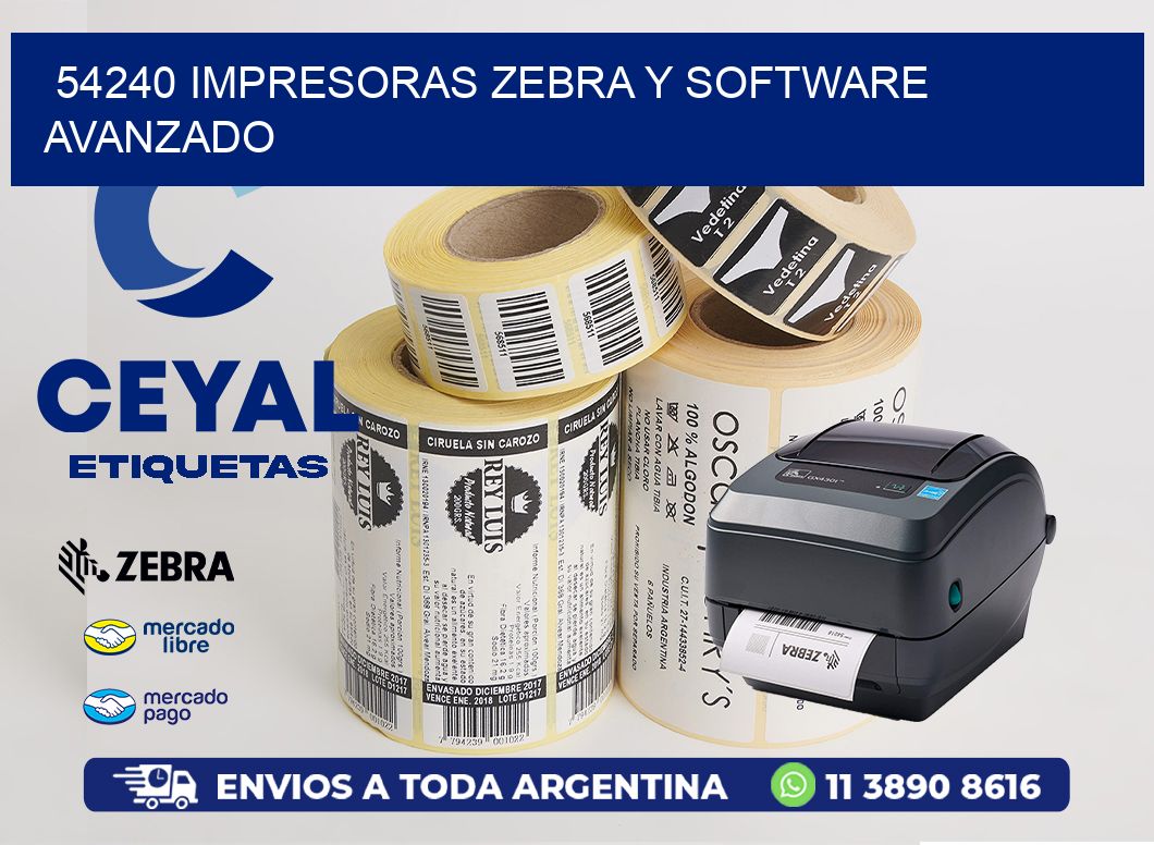 54240 Impresoras Zebra y Software Avanzado