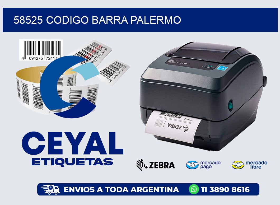 58525 CODIGO BARRA PALERMO