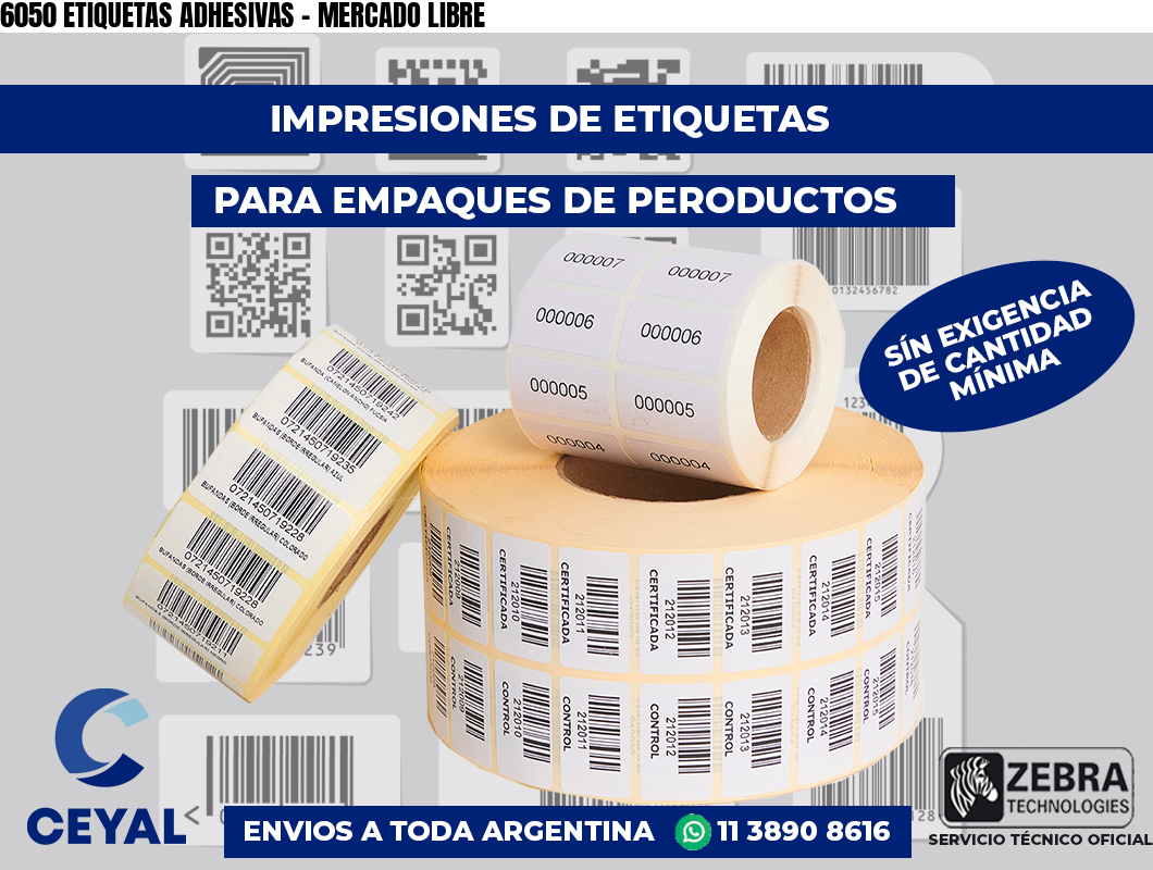 6050 ETIQUETAS ADHESIVAS – MERCADO LIBRE