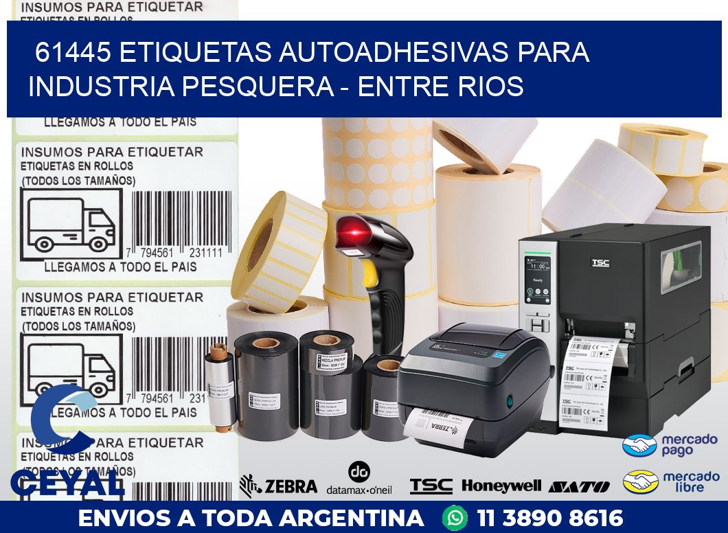 61445 ETIQUETAS AUTOADHESIVAS PARA INDUSTRIA PESQUERA – ENTRE RIOS