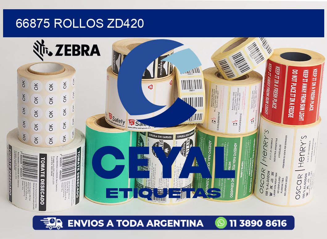 66875 ROLLOS ZD420