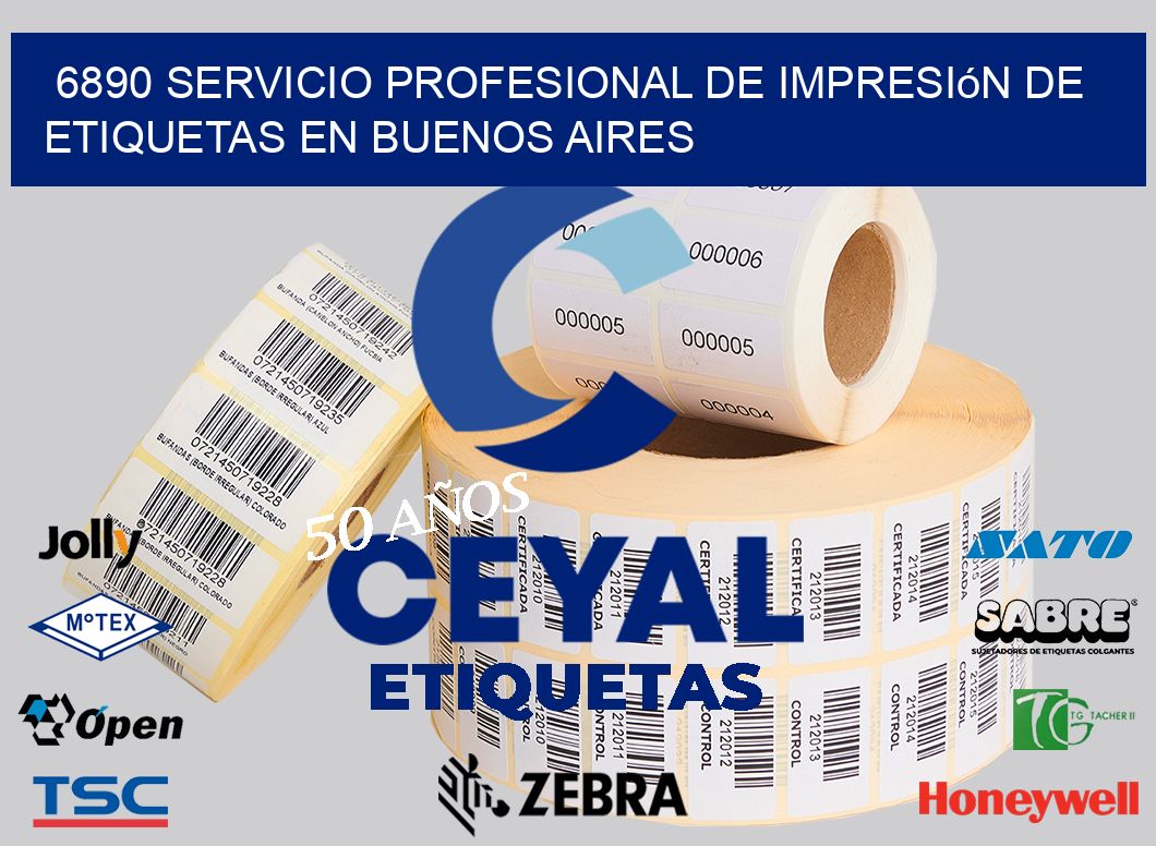 6890 Servicio Profesional de Impresión de Etiquetas en Buenos Aires