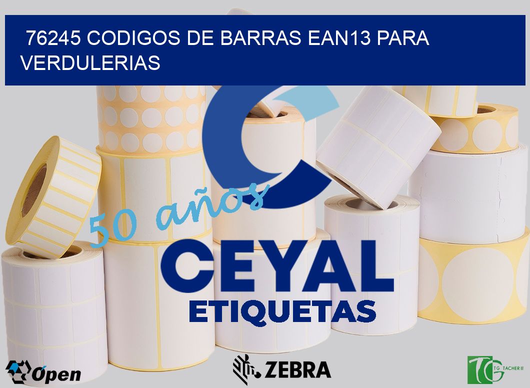 76245 CODIGOS DE BARRAS EAN13 PARA VERDULERIAS