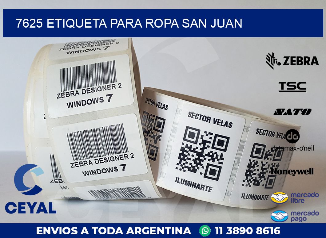 7625 ETIQUETA PARA ROPA SAN JUAN