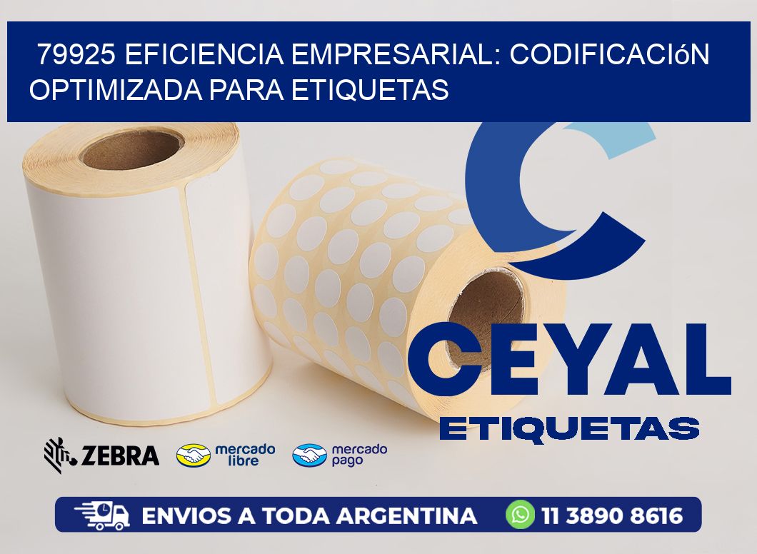 79925 Eficiencia Empresarial: Codificación Optimizada para Etiquetas