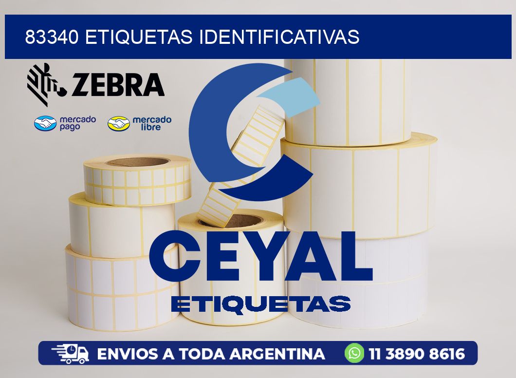 83340 etiquetas identificativas