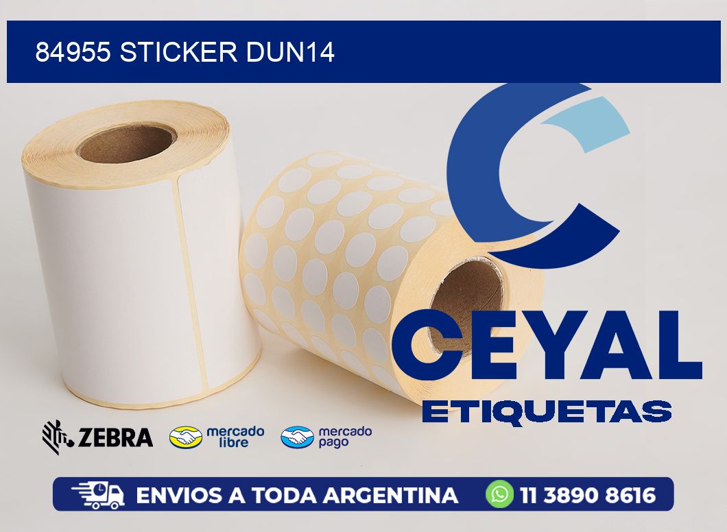 84955 STICKER DUN14