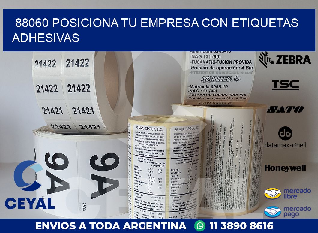 88060 POSICIONA TU EMPRESA CON ETIQUETAS ADHESIVAS