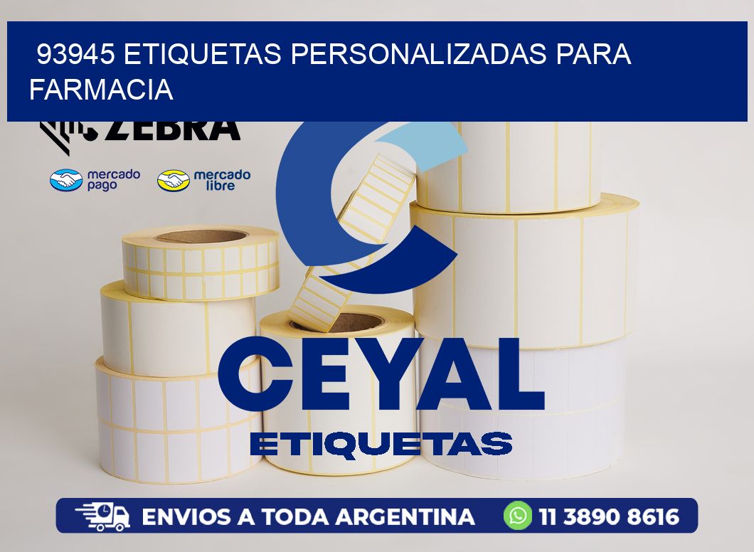 93945 ETIQUETAS PERSONALIZADAS PARA FARMACIA