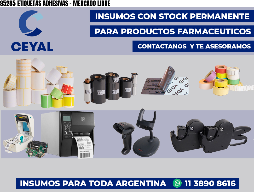 95285 ETIQUETAS ADHESIVAS - MERCADO LIBRE