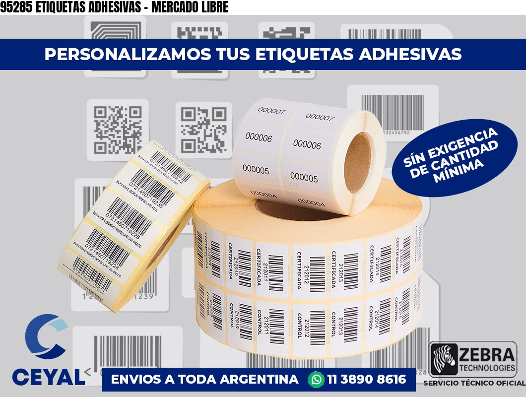 95285 ETIQUETAS ADHESIVAS – MERCADO LIBRE