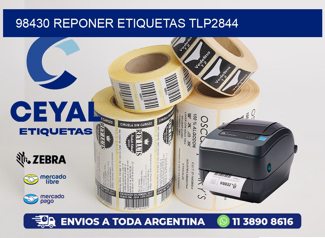98430 REPONER ETIQUETAS TLP2844