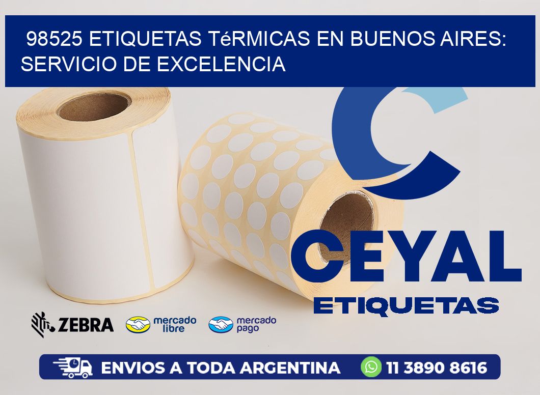 98525 Etiquetas Térmicas en Buenos Aires: Servicio de Excelencia