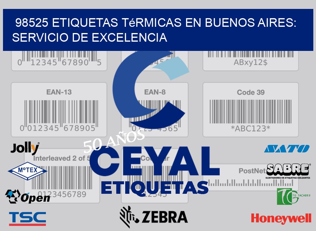 98525 Etiquetas Térmicas en Buenos Aires: Servicio de Excelencia