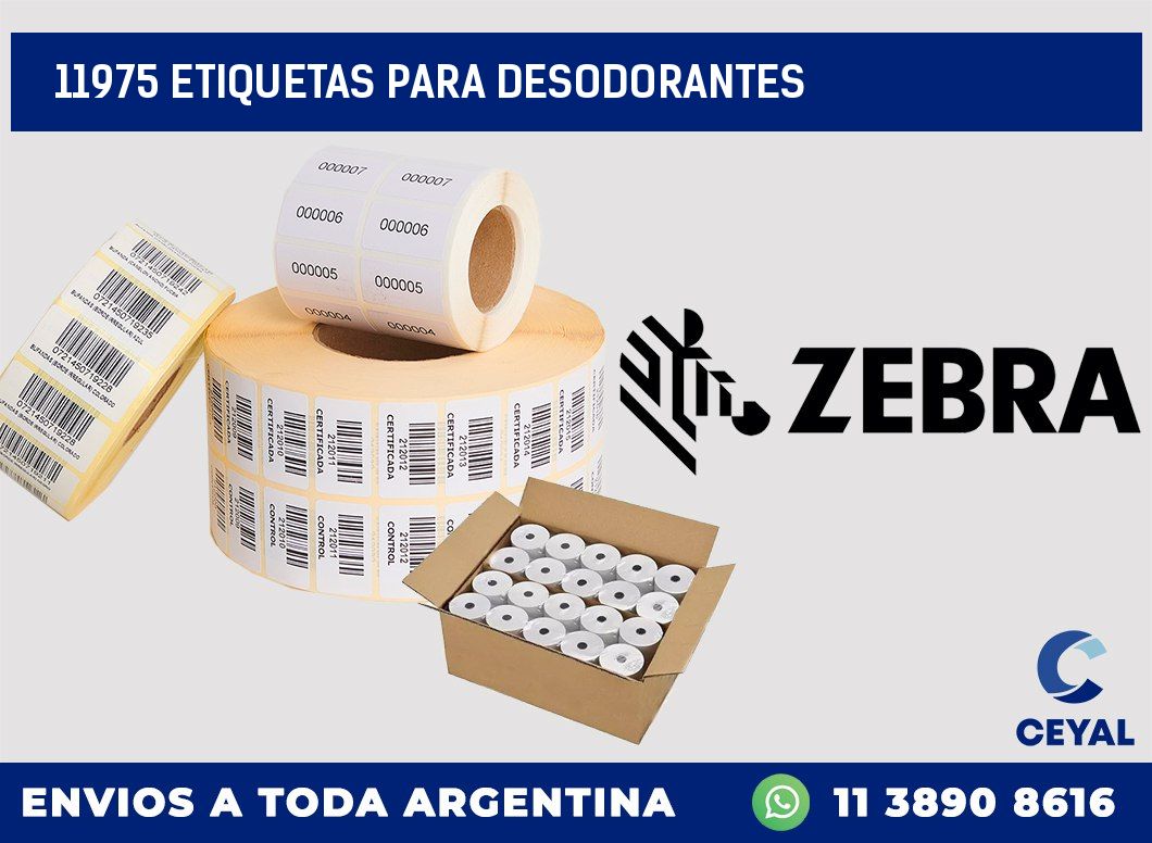 11975 ETIQUETAS PARA DESODORANTES