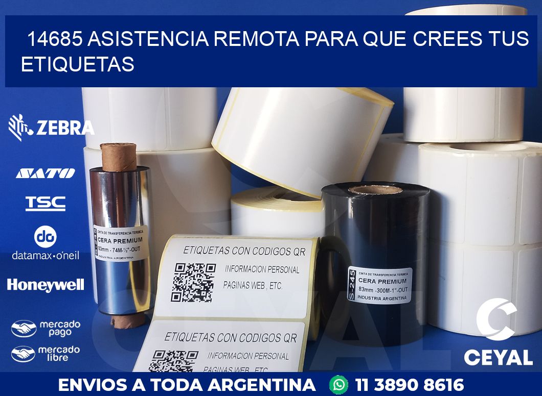14685 ASISTENCIA REMOTA PARA QUE CREES TUS ETIQUETAS