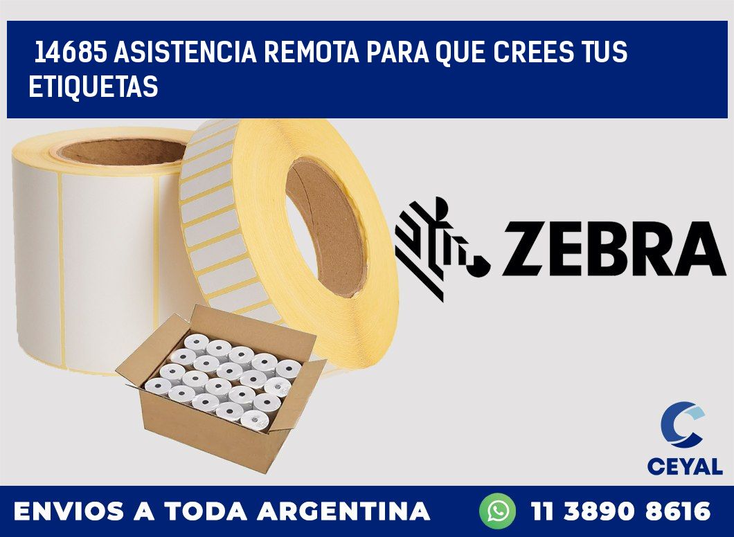 14685 ASISTENCIA REMOTA PARA QUE CREES TUS ETIQUETAS