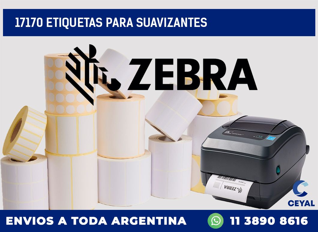 17170 ETIQUETAS PARA SUAVIZANTES