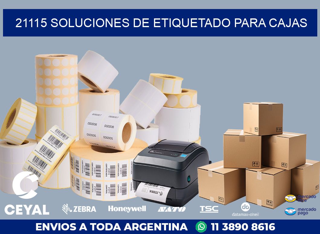 21115 SOLUCIONES DE ETIQUETADO PARA CAJAS