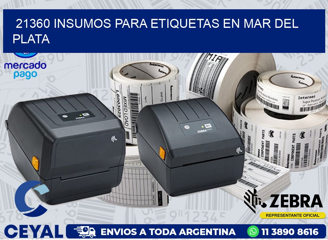 21360 INSUMOS PARA ETIQUETAS EN MAR DEL PLATA